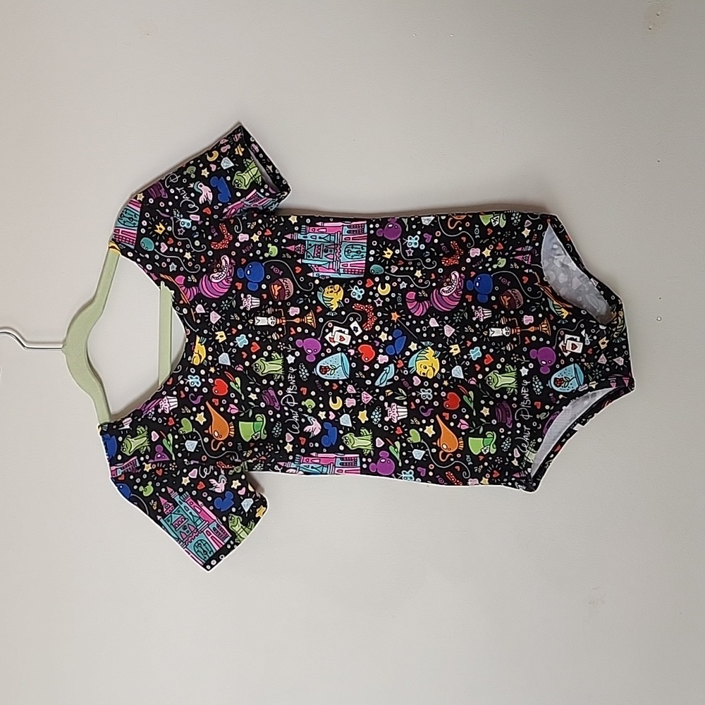 Wild Rich Kids Disney Doodle Black Leo Size 11/12 EUC